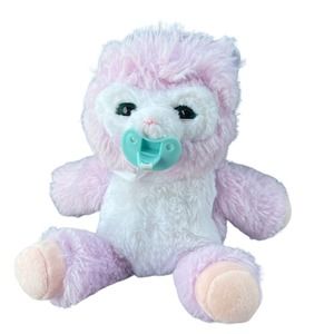 Plush Little Live Pets Electronic Scruff A Luvs Lavender Green Eyes WORKS